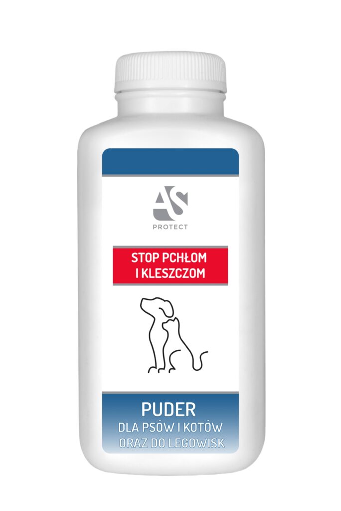 As Professional Puder Ochronny 100g przeciw Kleszczom i Pchłom, Pies i Kot