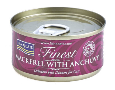 Fish4Cats Makrela z Anchois karma mokra dla kota puszka 70 g (8)