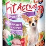 Fit Active Dog Adult - Gęś, Królik karma mokra psy dorosłe puszka 415 g