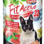 Fit Active Dog Adult - Wołowina., Wątroba, Jagnięcina karma mokra 1240 g