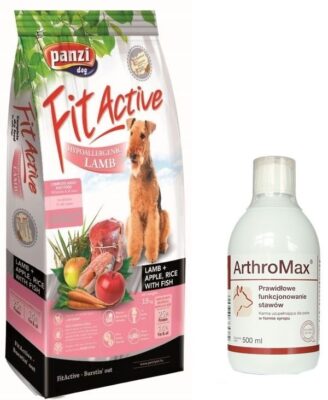Fit Active Dog Hypoallergenic Lamb Adult Monobiałkowa 15 kg + Arthromax