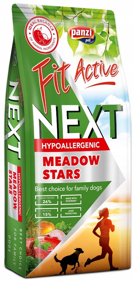 Fit Active Dog NEXT Hypoallergenic Adult Meadow Stars Bezgluten 15kg