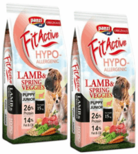 Fit Active Hypoallergenic Lamb Szczenięta Monobiałkowa Karma Sucha 2 x 15kg