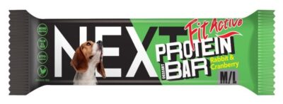 Fit Active NEXT Proteinowy baton 55g Królik & Żurawina - przysmak dla psa