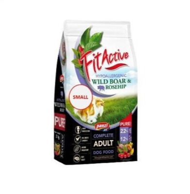 Fit Active PURE SMALL Dziczyzna & OWOCY RÓŻY 3kg - Pełnowartościowa karma dla dorosłych psów