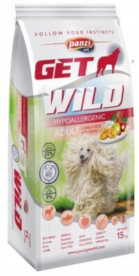 GetWild Hypoallergenic Jagnięcina 15kg -pies dorosły MONOBIAŁKOWA  + GRATIS