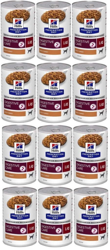 Hill's Canine i/d Digestive Care Indyk 12x360g PSY mokra dieta jelitowo żołądkowa