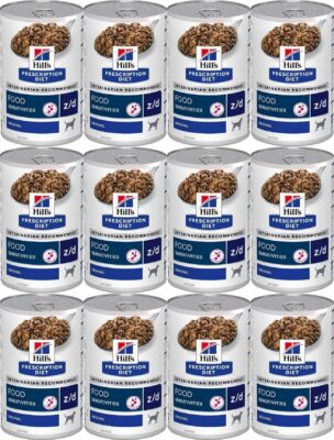 HILLS  VET DIET Z/D FOOD SENSITIVITIES 12 x 370 g