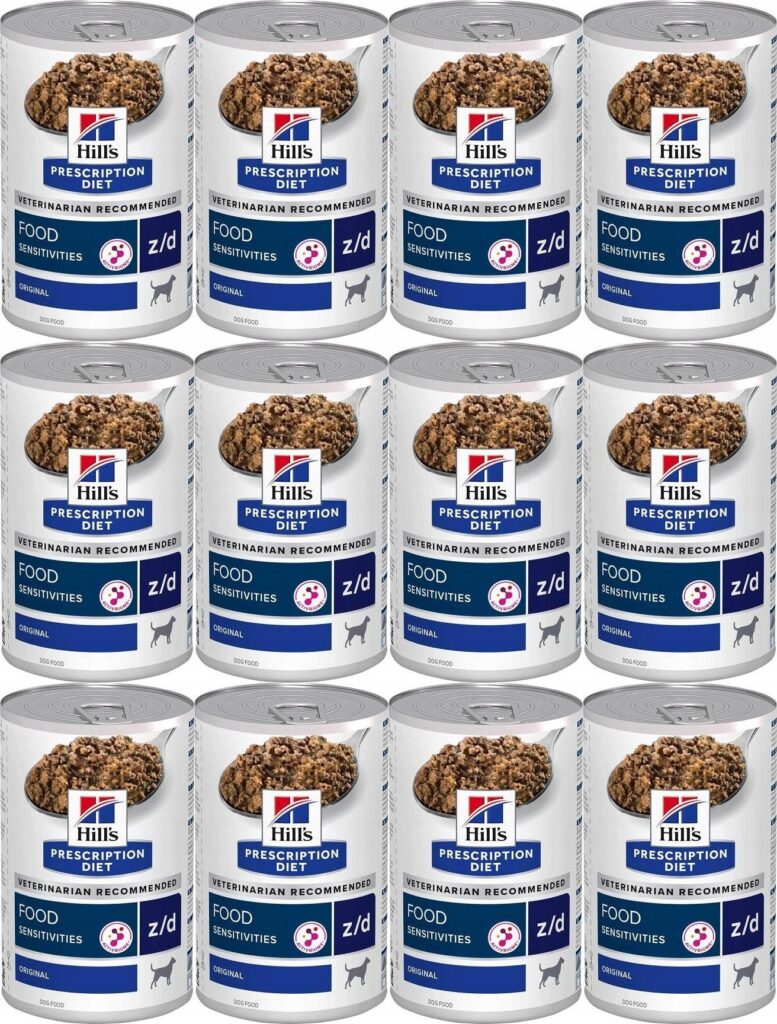 HILLS  VET DIET Z/D FOOD SENSITIVITIES 12 x 370 g