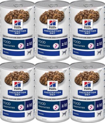HILLS  VET DIET Z/D FOOD SENSITIVITIES 6 x 370 g
