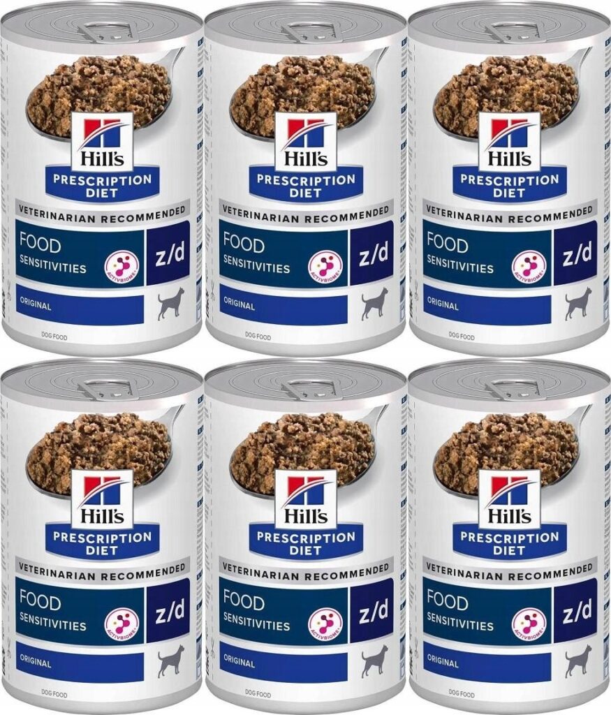 HILLS  VET DIET Z/D FOOD SENSITIVITIES 6 x 370 g