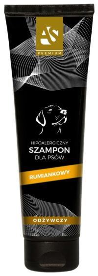 Hipoalergiczny szampon dla psów AS PREMIUM Odżywczy RUMIANKOWY 300 ml