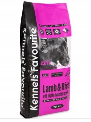 KENNELS' FAVOURITE LAMB & RICE 20 kg 24/12 sucha karma z jagnięciną Pies Dorosły