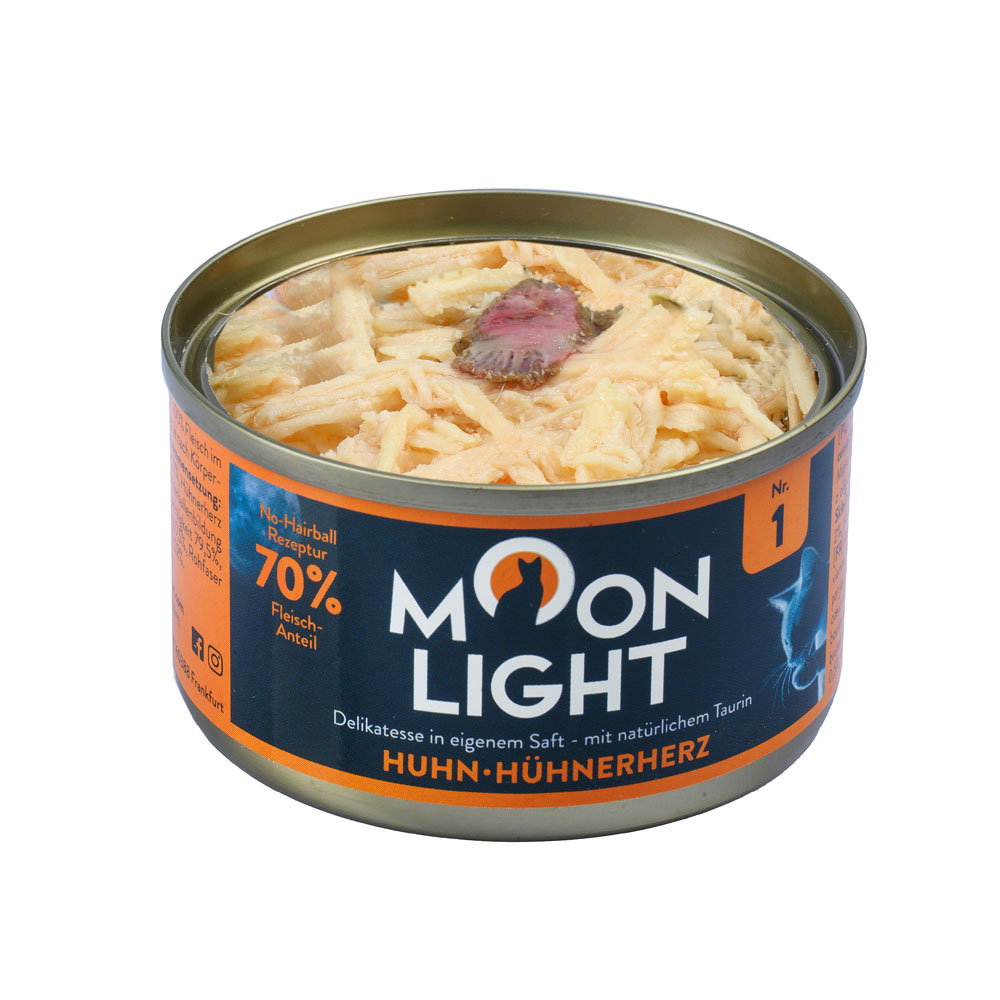 Moonlight Dinner nr 1 Kurczak i Serca Kurczaka 80g mokra karma dla kotów
