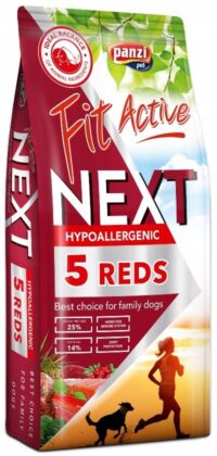 NA WAGĘ Fit Active Dog NEXT Hypoallergenic Adult 5 Reds Bezglutenowa 1 kg