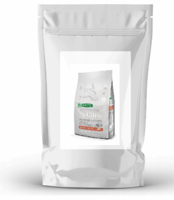 NA WAGĘ Nature Protect White Dogs Salmon Adult Small 1 kg - Pomarańczowy
