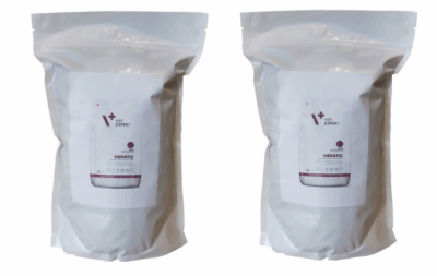 NA WAGĘ Próbka dieta wątrobowa dla psów 4T Vet Expert Dog Hepatic  2 x 1 kg