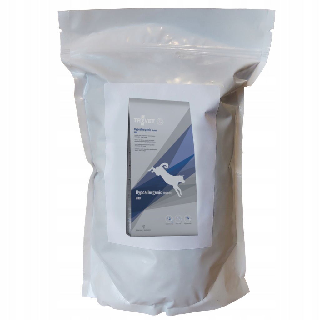 NA WAGĘ Trovet Dog RRD Hypoallergenic Rabbit 1kg - królik dla psów