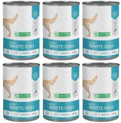Nature's Protection Adult Biała Ryba 6 x 375 g