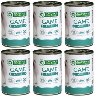 Nature's Protection Adult Game Dziczyzna 6 x 400 g