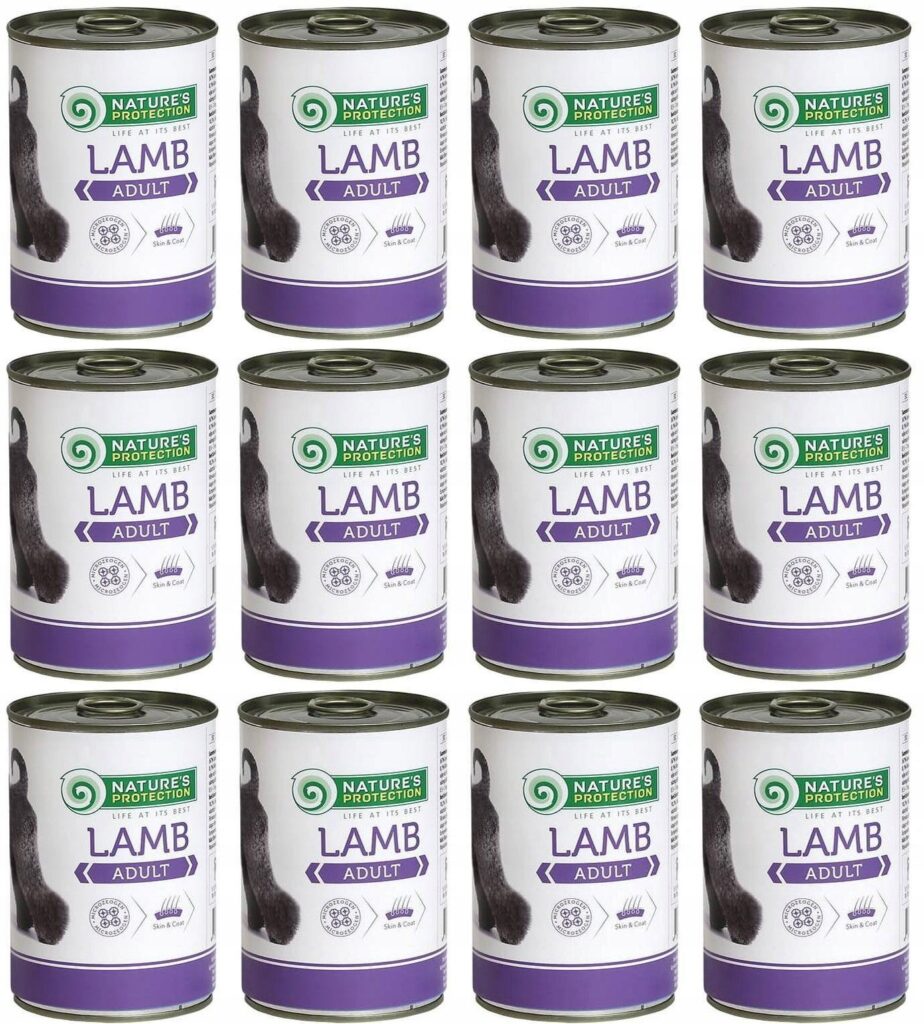 Nature's Protection Adult Jagnięcina 12 x 400 g