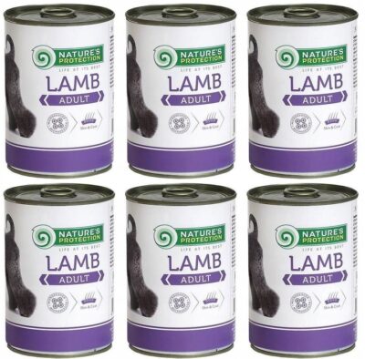 Nature's Protection Adult Jagnięcina 6 x 400 g