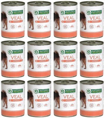 Nature's Protection Adult Veal Cielęcina 12 x 400 g
