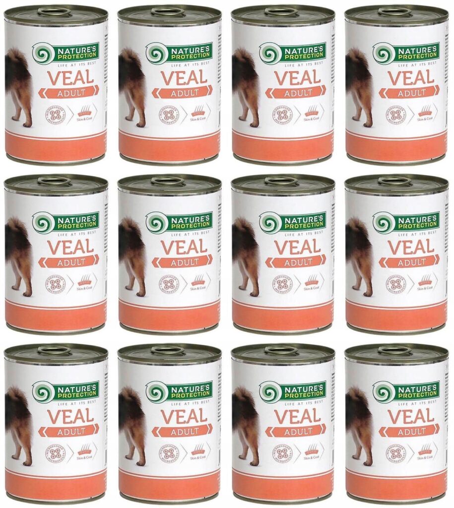 Nature's Protection Adult Veal Cielęcina 12 x 400 g