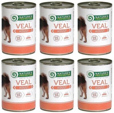 Nature's Protection Adult Veal Cielęcina 6 x 400 g