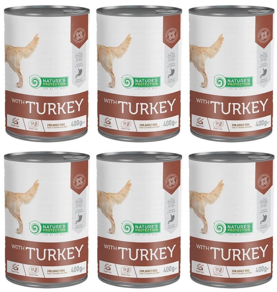 Nature's Protection Sensitive Turkey Indyk 6 x 400g