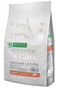 Nature’s Protection White Small Dog SALMON 1,5 kg – Pomarańczowy