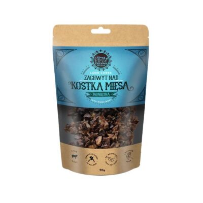 Naturlany Przysmak dla Psa ZACHWYT NAD KOSTKĄ MIĘSA 100% JAGNIĘCINA 70G