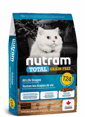 NUTRAM Cat T24 Total Grain Free Łosoś Pstrąg 5.4kg Kocięta i koty Holistic