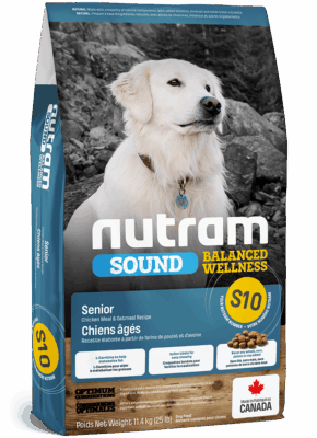 NUTRAM S10 Sound Senior 11,4 kg  Holistyczna Psy starsze i z nadwagą