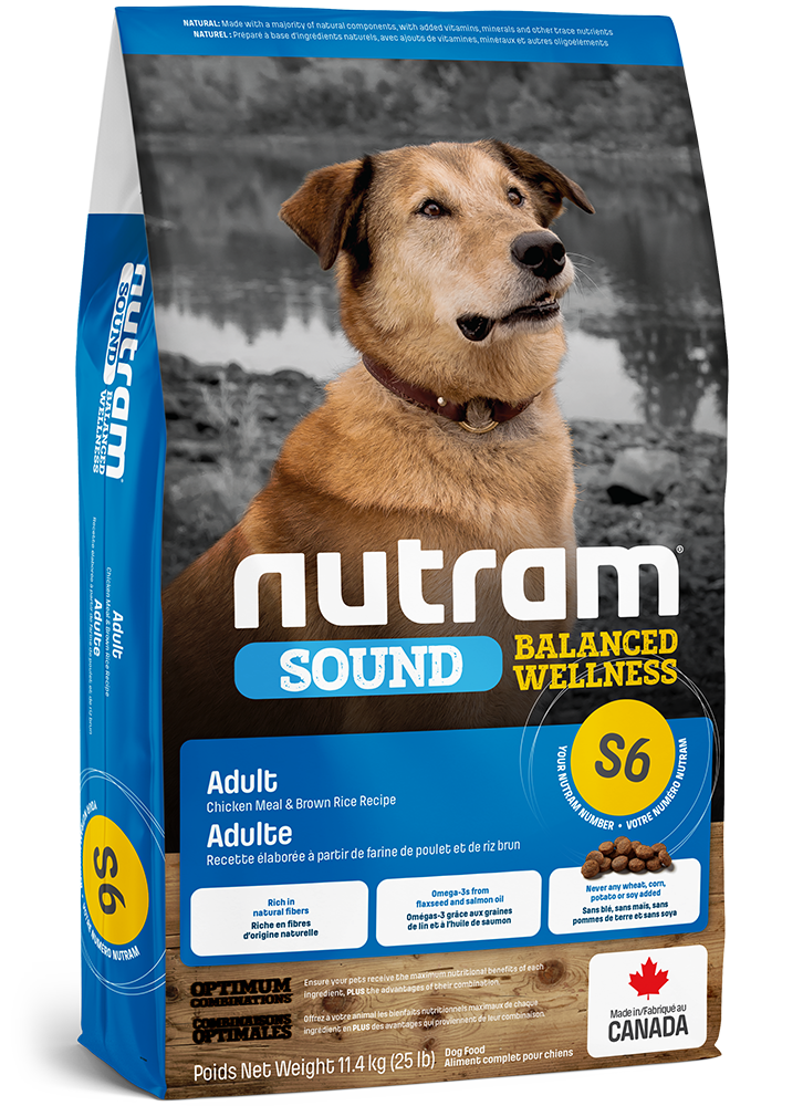 NUTRAM S6 Sound Adult Dog 11,4 kg Holistyczna karma sucha Pies dorosły
