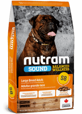 NUTRAM S8 Sound Adult Large Breed 11,4kg Holistyczna Psy dorosłe rasy duże