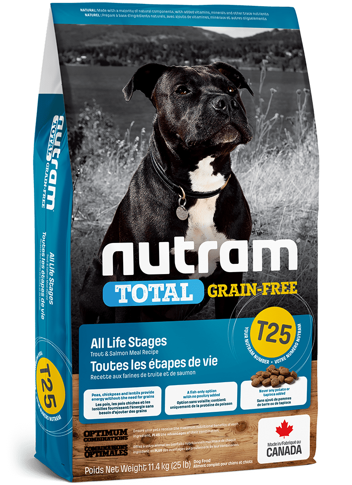 NUTRAM T25 Total Grain Free Łosoś, Pstrąg 11,34kg Bez zbóż Pies dorosły