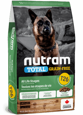 NUTRAM T26 Total Grain Free MONO Jagnięcina Soczewica 11,4 kg Pies dorosły