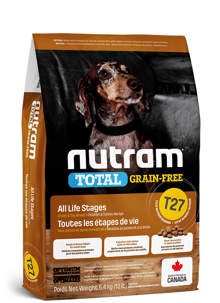 NUTRAM T27 Total Grain Free Small Breed Indyk Kurczak 5,4kg Psy ras małych