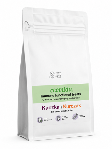 Ecomida Immune ciasteczka wspomagajace odporność PIES/KOT 250g