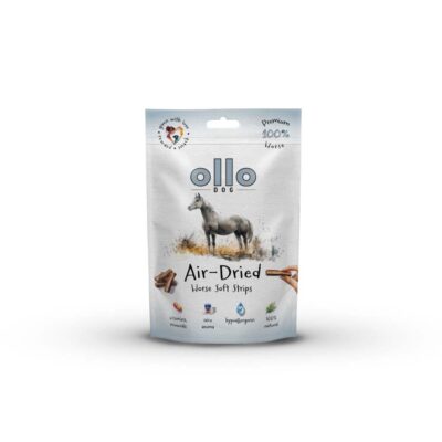 Ollo Air Dried 100% Horse Strips Przysmaki dla Psów Konina 80g