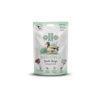 Ollo Air Dried Anti-Stress Duck Strips Przysmaki Antystresowe dla psów Kaczka 80g