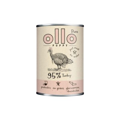 Ollo Puppy Pure Indyk – karma mokra dla szczeniąt 400g