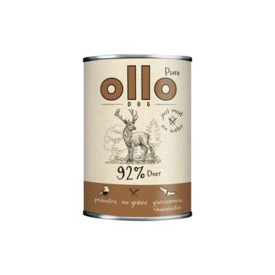Ollo Pure Jeleń – karma mokra dla psa 400g