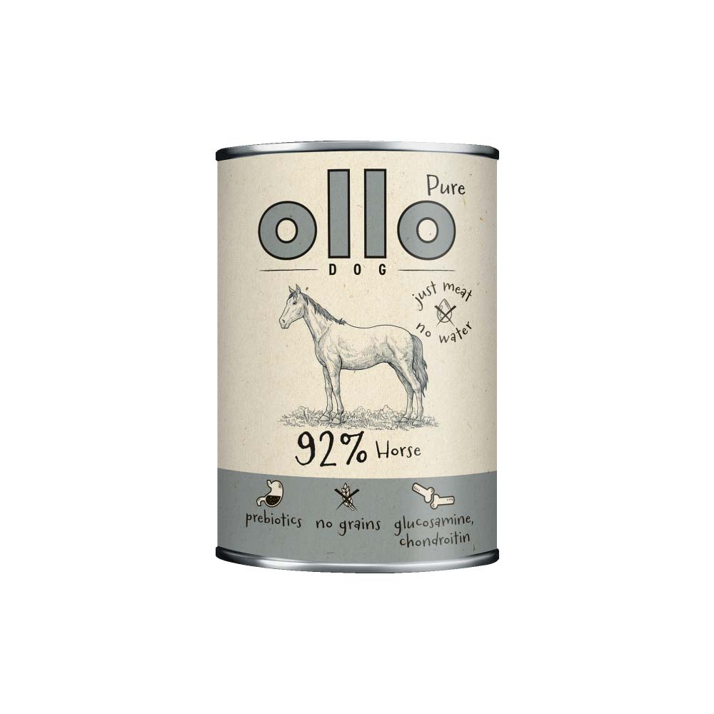 Ollo Pure Koń – karma mokra dla psa 400g