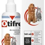 Otifree 160 ml Płyn do czyszczenia kanałów usznych psów i kotów
