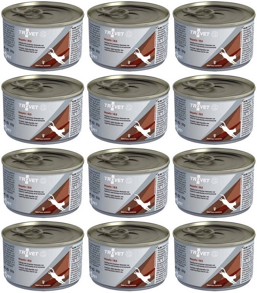 Trovet Cat HLD Hepatic 12 x 100g mokra dieta Koty wątroba trzustka jelita