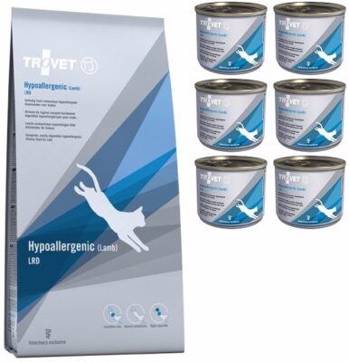 TROVET CAT LRD Hypoallergenic Lamb (Jagnięcina) 3kg + 6 x 200g sucha i mokra arma dla kotów hipoalergiczna, monobiałkowa