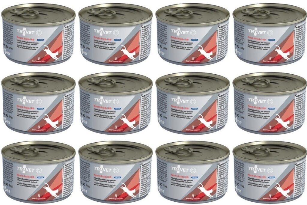 Trovet Cat RID Renal & Oxalate CHICKEN pusz.12x100g dieta nerkowa dla kotów
