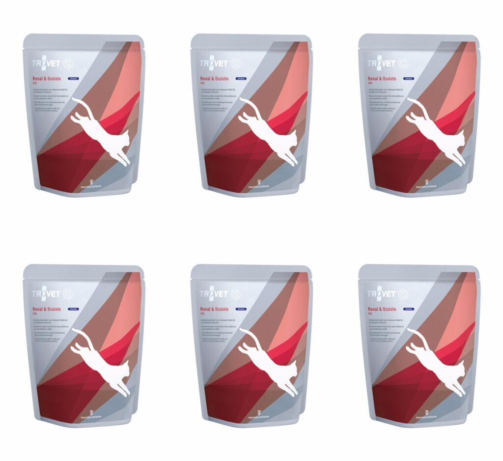 Trovet Cat RID Renal & Oxalate CHICKEN sasz. 6x85 g -nerkowa dla kotów